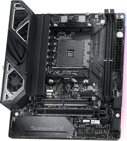 Asus ROG Crosshair VIII Impact X570 Wi-Fi Дънна платка Mini DTX с AMD AM4 Сокет