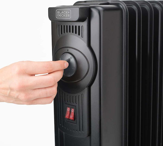Black & Decker BXRA2300E ES9350070B Oil Filled Radiator with 11 Fins 2300W