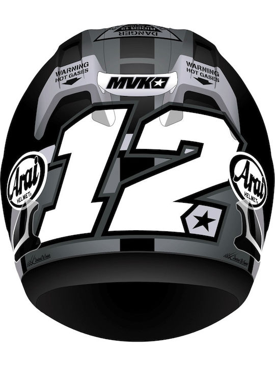 Arai RX-7V Replica Vinales 12 Motorradhelm Volles Gesicht ECE 22.05 mit Pinlock