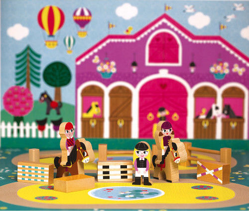 Janod Mini Story Riding School για 3+ Ετών 6εκ.
