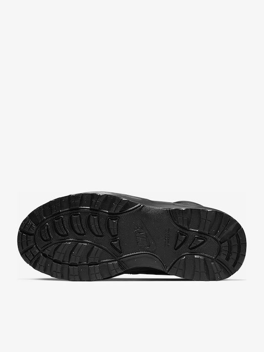 Manoa Leather Kids Boots with Laces Black