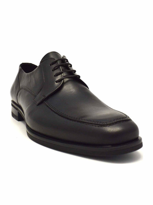 Damiani 132 Δερμάτινα Ανδρικά Casual Παπούτσια Μαύρα