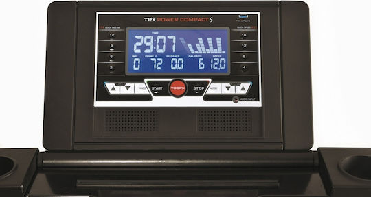 Toorx TRX-Power Compact-S 3.5hp Ηλεκτρικός Αναδιπλούμενος Διάδρομος Γυμναστικής για Χρήστη έως 135kg
