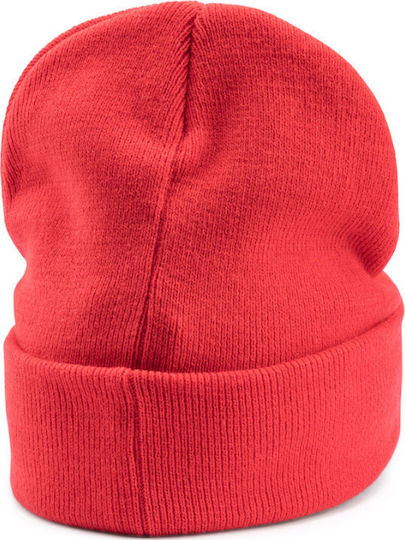 X Karl Beanie Beanie Knitted in Red color