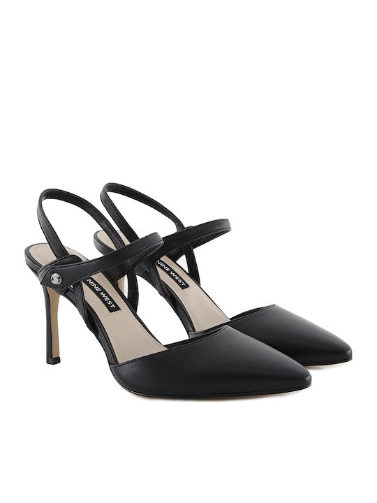 Nine West Emme Pantofi Cu Toc Ascuțiți Negri