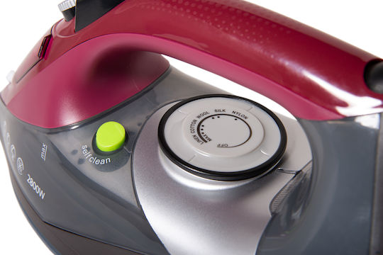 Rohnson Steam Iron 2800W with Ceramic Plate and Continuous Steam Supply 60g/min
