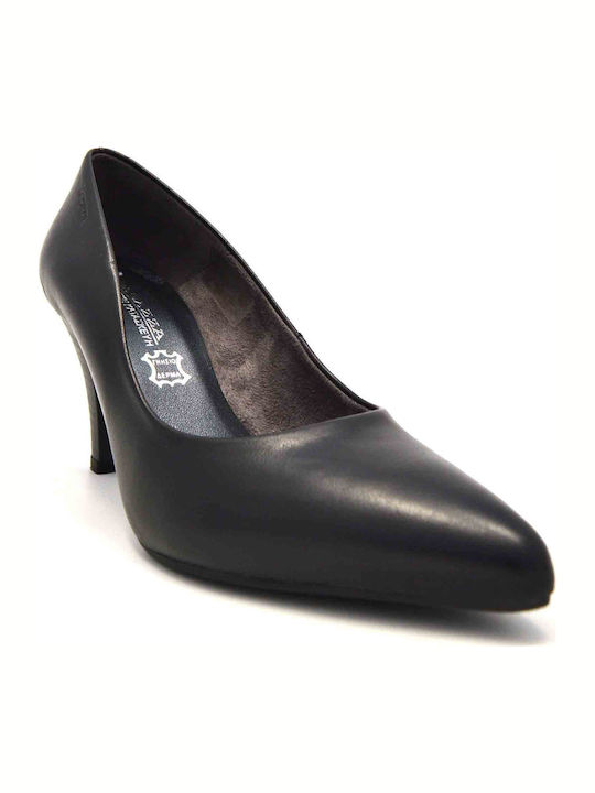 Leather Black High Heels