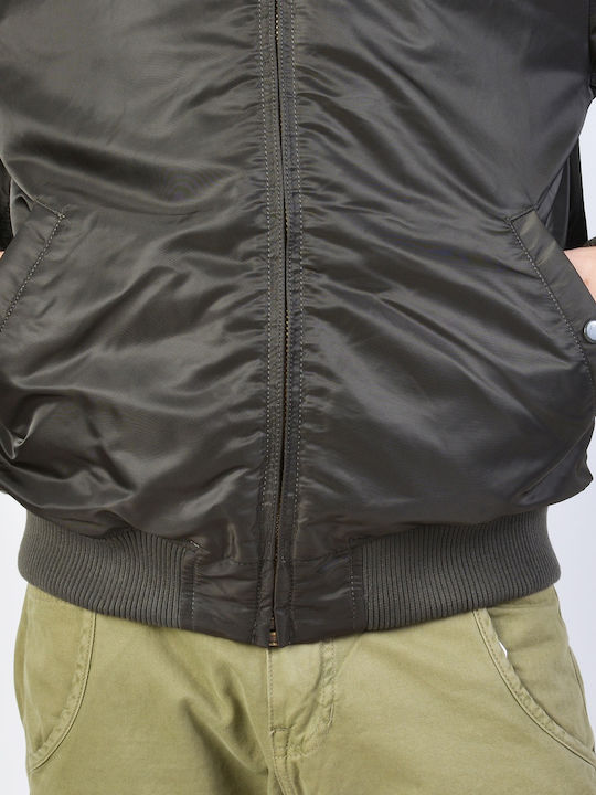 MA-1 VF 59 Мъжко Зимно яке Bomber Black / Olive
