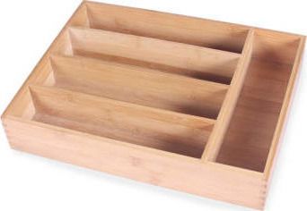 Casa Wooden Drawer Cutlery Tray 36x26x5cm Brown