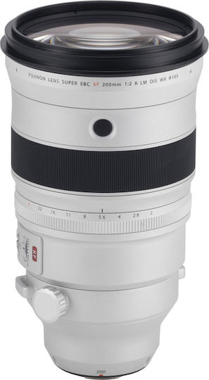 Crop Фотообектив XF 200mm f/2 R LM OIS WR Телефото за Фуджифилм Икс Монтаж White
