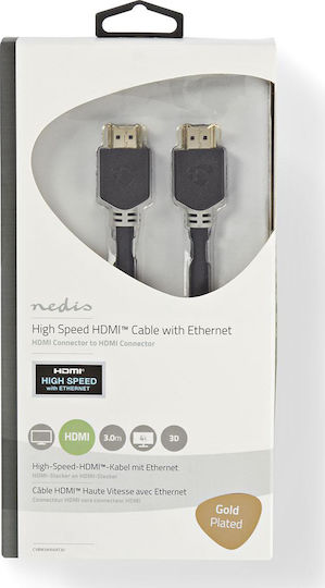 Nedis HDMI 1.4 High Speed 1080p 120Hz Cable HDMI Male - HDMI Male 3m Black