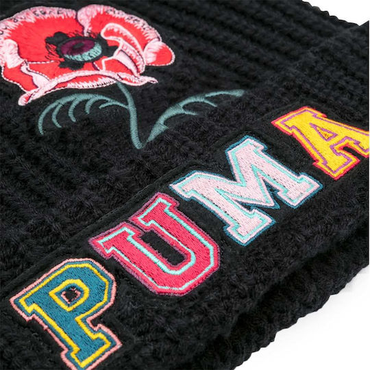 X Sue Tsai Pom Pom Beanie Γυναικείος Σκούφος Πλεκτός σε Μαύρο χρώμα