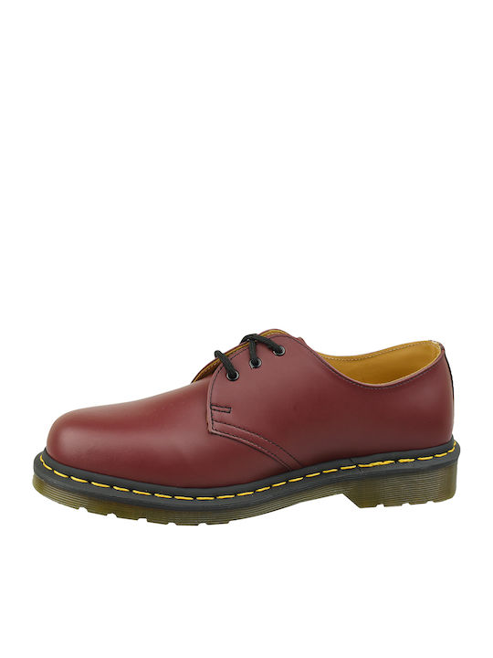 1461 Smooth Men's Leather Casual Shoes Cherry Red
