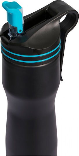 Trespass Imbrium Μπουκάλι Θερμός Ανοξείδωτο BPA Free 400ml Μαύρο με Επιστόμιο