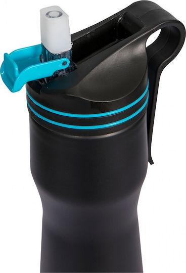 Trespass Imbrium Μπουκάλι Θερμός Ανοξείδωτο BPA Free 400ml Μαύρο με Επιστόμιο