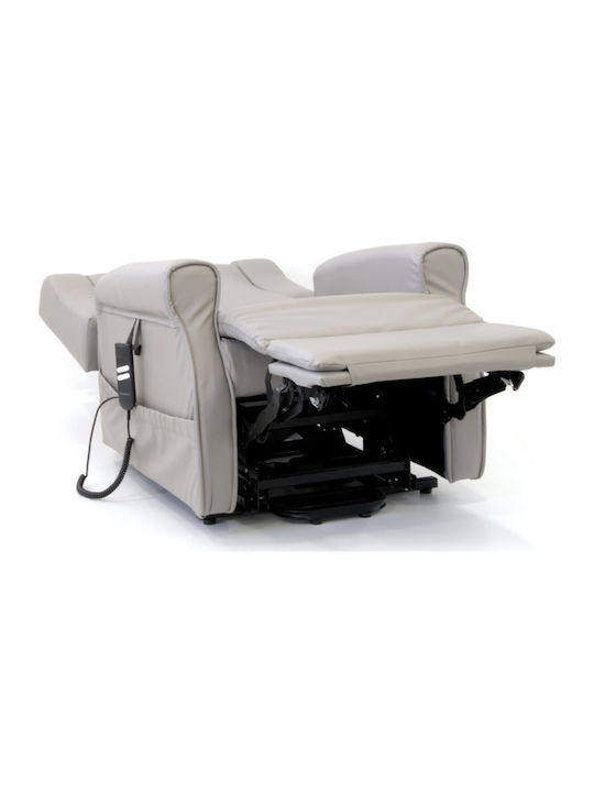 Melia Πολυθρόνα Relax Massage με Υποπόδιο Μπεζ 80x90x108cm