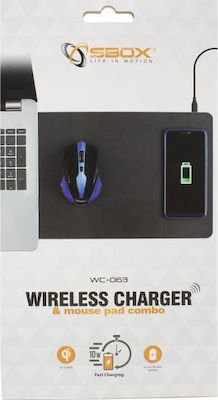 Sbox WC-063 Covor de șoarece Mediu 345mm Negru