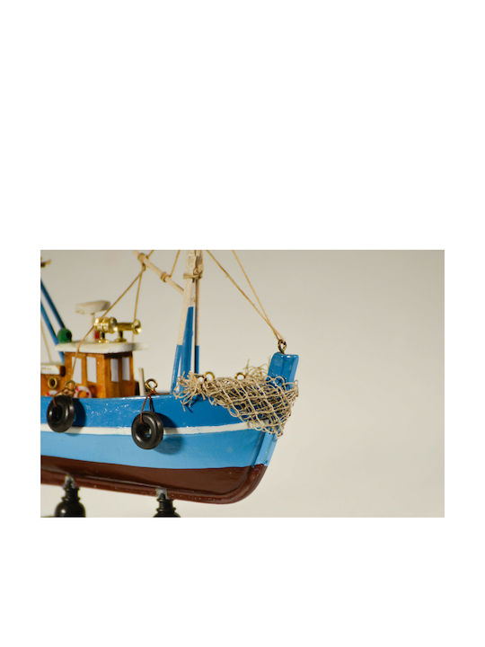 Christmas Boat Sailboat Wooden 16x15cm