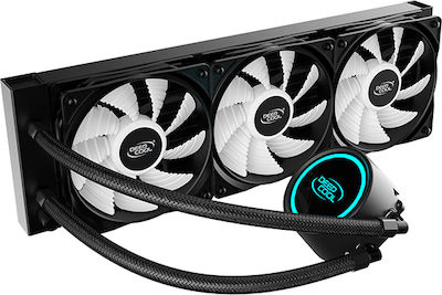 Deepcool GAMMAXX L360 v2 Υδρόψυξη Επεξεργαστή Τριπλού Ανεμιστήρα 120mm για Socket AM4/1200/115x με Μπλε Φωτισμό