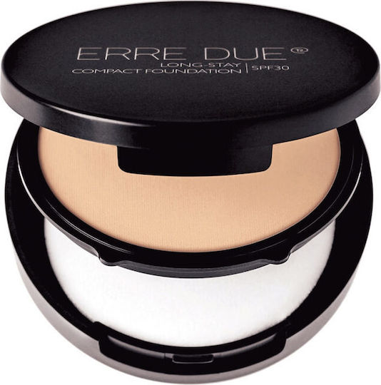 Erre Due Long-Stay Compact Foundation SPF30 604 Spice 9.5gr