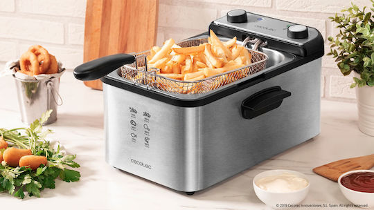 Cecotec Cleanfry Infinity 3000 Deep Fryer 3lt Silver