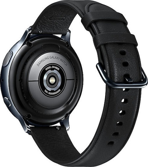 Samsung Galaxy Watch Active2 Stainless Steel 44mm Waterproof with Heart Rate Monitor (Black)