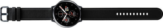 Samsung Galaxy Watch Active2 Stainless Steel 44mm Waterproof with Heart Rate Monitor (Black)