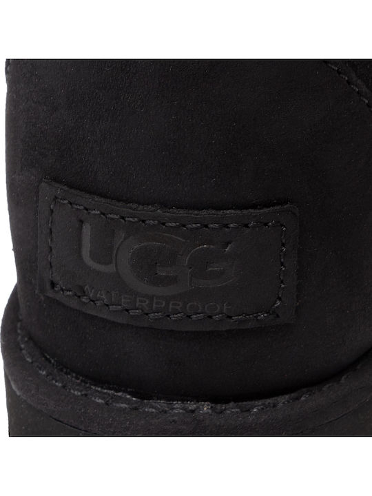 Classic Suede Kids Boots Black
