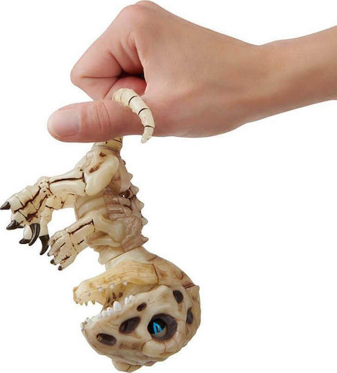 WowWee Miniature Toy Fingerlings Untamed Skeleton Bonehead Raptor Gloom for 5+ Years Old (Various Designs/Assortments of Designs) 1pc