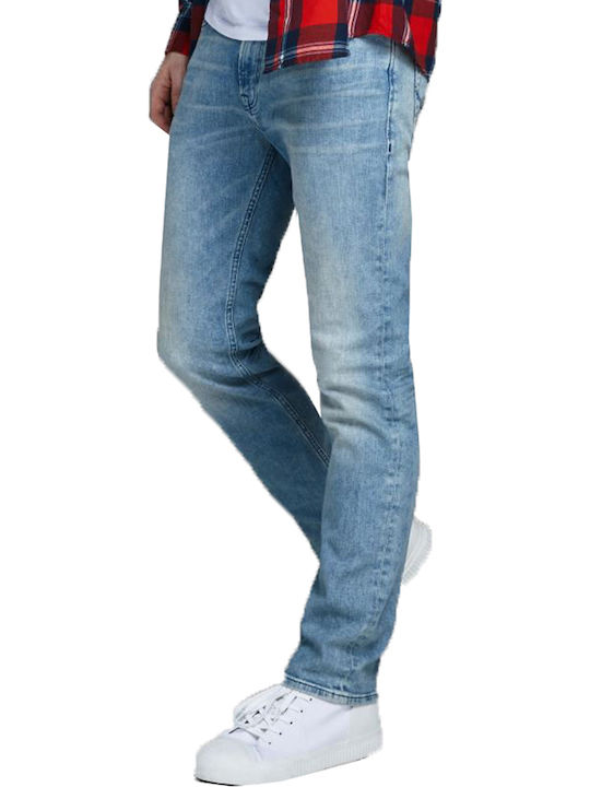 Jack & Jones Clark Original Men's Denim Pants in Regular Fit Blue Denim