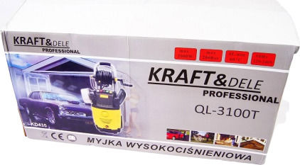 Kraft & Dele Πλυστικό Ρεύματος 2000W με Πίεση 200bar και Μεταλλική Αντλία