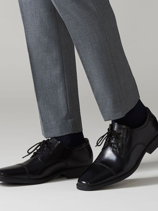 Tilden Cap Men's Leather Dress Shoes Black