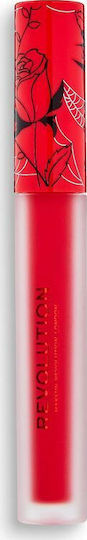 Revolution Beauty Halloween Vinyl Lip Stain Lichid Ruj Catifea Haunted 2,2 g