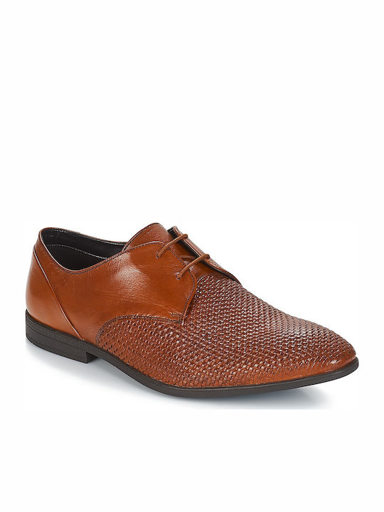 Bampton Weave Men's Leather Dress Shoes Brown