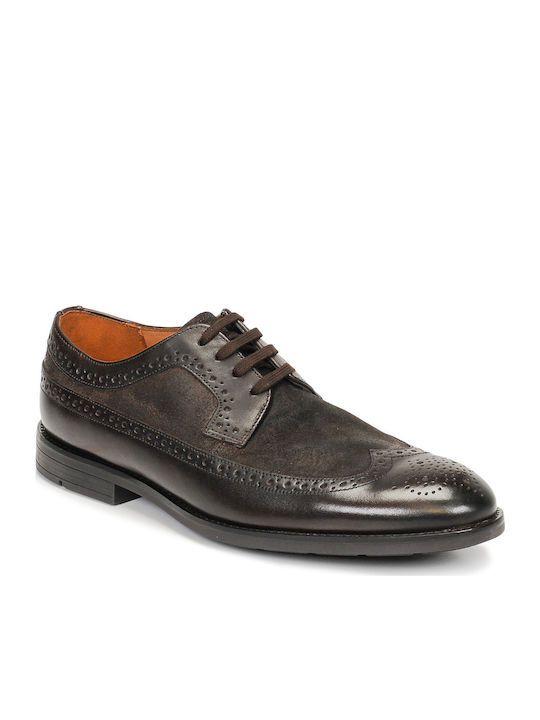 Clarks Ronnie Limit Δερμάτινα Ανδρικά Oxfords Καφέ