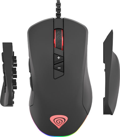 Genesis Xenon 770 RGB Gaming Ποντίκι 10200 DPI Μαύρο