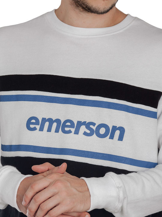 Sweatshirt White / Black