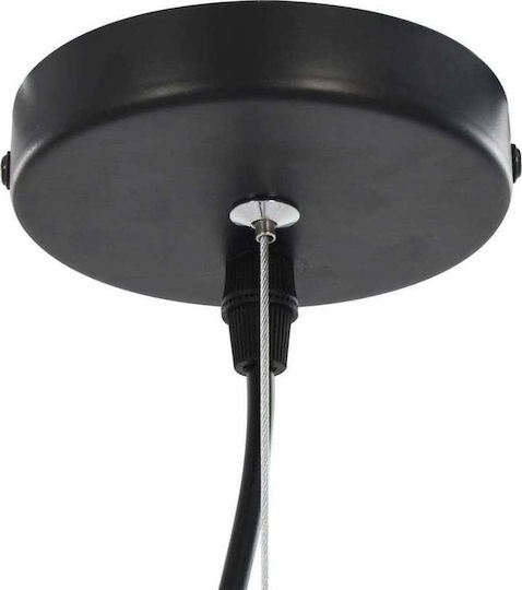 vidaXL Hängelampe Schwarz Glocke mit Fassung E27 50x24.5cm.