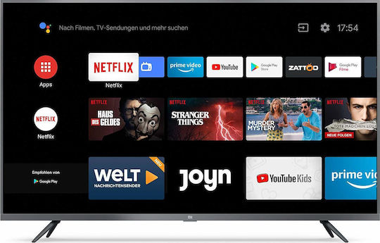 Xiaomi Smart Τηλεόραση 55" 4K UHD LED Mi TV 4S HDR (2019) ELA4374GL
