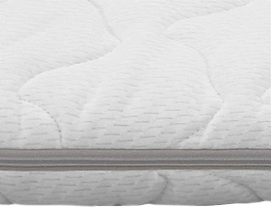 vidaXL Matratzentopper Einzel Memory-Schaum mit Abnehmbarem Bezug 80x200x6cm
