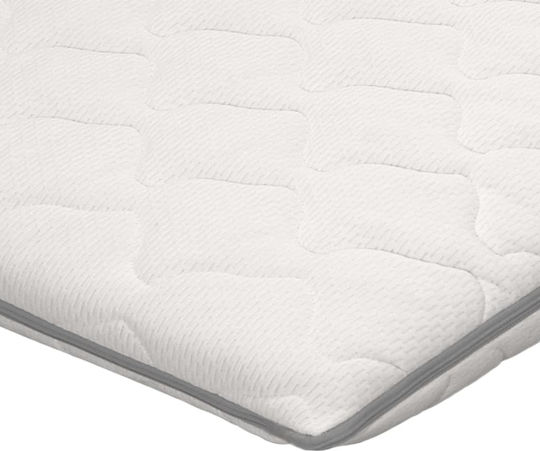 vidaXL Matratzentopper Einzel Memory-Schaum mit Abnehmbarem Bezug 80x200x6cm