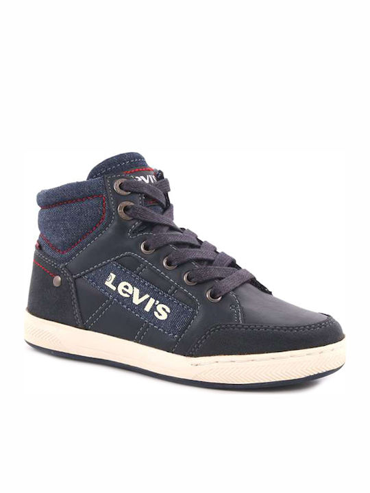 Levi's VCLU0010S Kids Boots with Lace Navy Blue