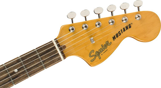 Squier Classic Vibe 60s Elektrische Gitarre Versatz mit SS Tonabnehmerkonfiguration Sonic Blue