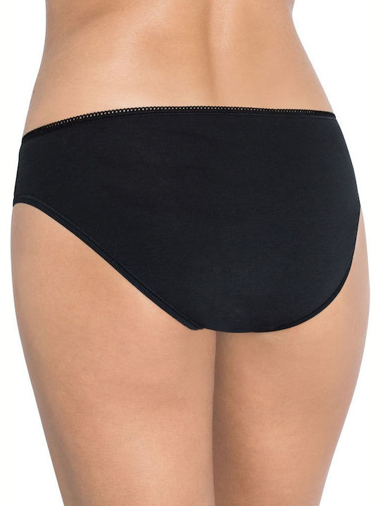 24/7 Tai Βαμβακερά Γυναικεία Slip 3Pack Μαύρα
