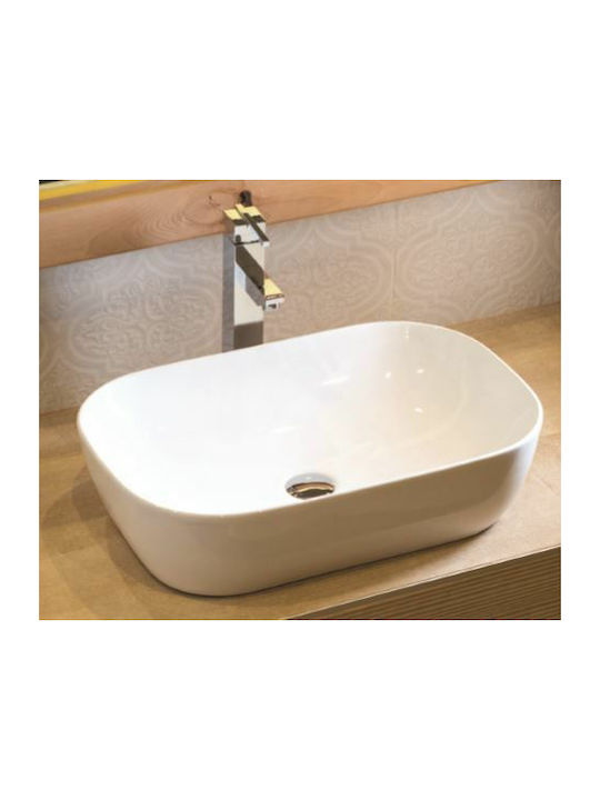 Karag LT2143 Vessel Sink Porcelain 60x39x14.5cm White