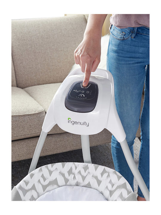 Ingenuity Electric Baby Relax Swing SimpleComfort Cradling Gray for Child up to 9kg
