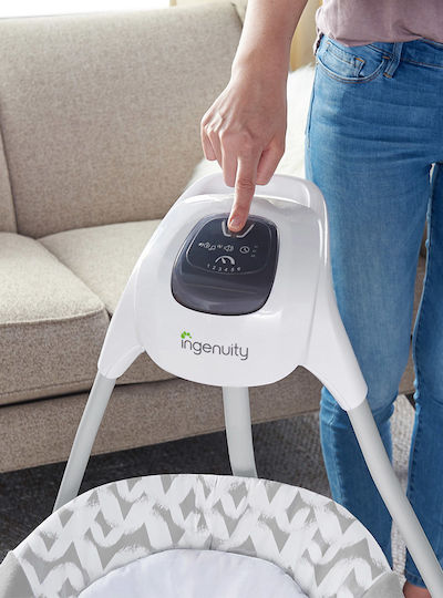 Ingenuity Electric Baby Relax Swing SimpleComfort Cradling Gray for Child up to 9kg