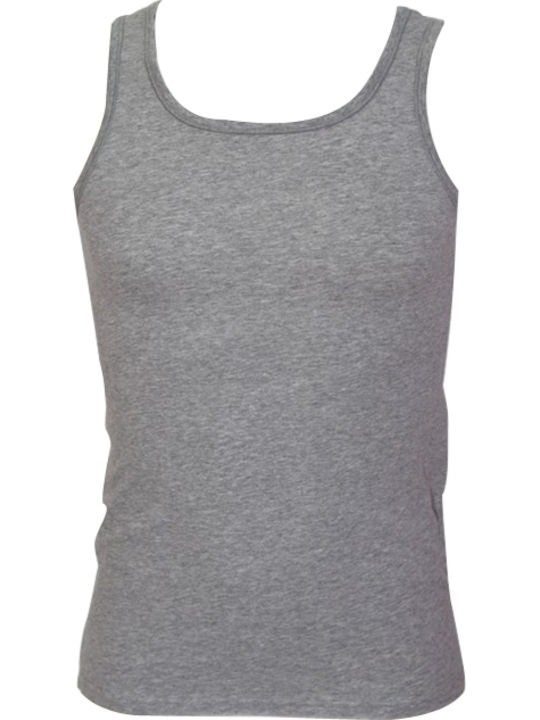 Minerva Men's Sleeveless Undershirt Gray