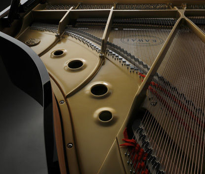 Kawai Acoustic Piano with Tail GL 10 with 88 Weighted Keys Polished Ebony