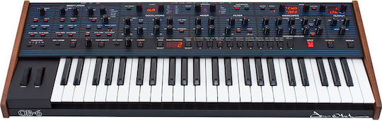 Dave Smith Synthesizer OB-6 με 49 Βαρυκεντρισμένα Πλήκτρα Μαύρο